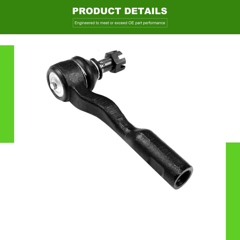 4 Piece Front Suspension Kit With Inner And Outer Tie Rod Ends For Toyota Sequoia 2003-2007 And Toyota Tundra 2003-2006 Bolt On Replacement Steering Components For A Smooth Do It Yourself Install outer tie rod end