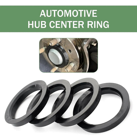 4 Pack Hub Centric Ring Set, 60.1 Mm To 73.1 Mm Wheel Bore Adapters, heavy duty polycarbonate rings for wheel mounting.