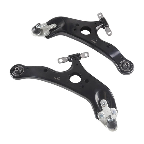 Front Left And Right Lower Control Arm With Ball Joint Assembly For Toyota Sienna 2011 Through 2020 Three Point Five Liter V Six Replacement Kit With Heavy Duty OE Grade Build And Corrosion Resistant Coating For Easy Install And Maintenance