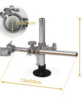 Welding Torch Holder And V Clamp Mount For MIG TIG Guns, Go To Heavy Duty Gun Stand, 13 x 11.8 inch, metal structure