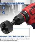 Connecting rod for Heavy Duty Three Jaw Lathe Chuck Set With Self Centering Extension Rod Kit For Mini CNC Milling and Wood Lathes.