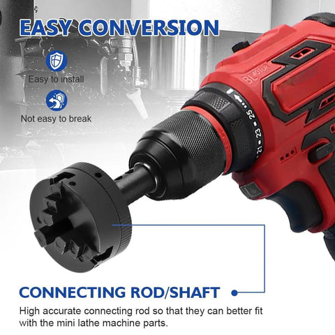 Connecting rod for Heavy Duty Three Jaw Lathe Chuck Set With Self Centering Extension Rod Kit For Mini CNC Milling and Wood Lathes.