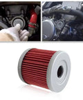 Suzuki DRZ400 Oil Filter Replacement Pack Of 5 Compatible With DRZ400E DRZ400S DRZ400SM 2000 2013 Replaces HF139 And KN139 filter use