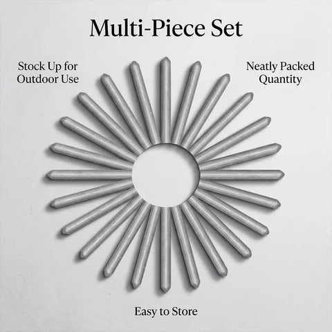 Low Temperature Welding Rod Set For Aluminum And Stainless Steel, 30 Piece Universal Melt Rods arranged in a circle pattern