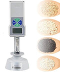 Top Shelf Digital Grain Hardness Meter For Wheat And Rice Featuring Knockout Precision And Straight Up Reliability For Lab Or Farm Testing With Dual Unit Switching To Nail Harvest Quality Every Single Season with LCD display and grain samples.