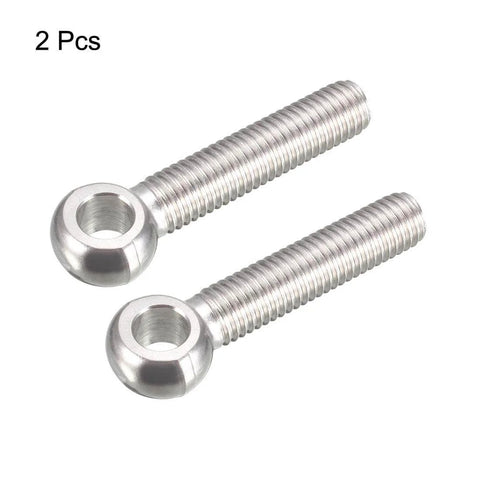 M10 X 50mm Lifting Eye Bolt With Shoulder Swing Built Tough 304 Stainless Steel Metric Threads Heavy Duty Pair