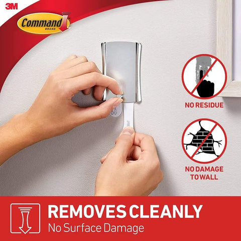 Damage Free Hanging Picture Hangers With No Drill No Tools Frame Hanger For Living Spaces Holds Up To 8 Pounds removal demonstration