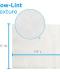 AccuWipe Delicate Task Wipe, recycled white 1-ply, non-sterile, 4.5 x 8.25 in, box of 280