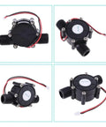 Water Flow Generator For DIY Power Conversion 12V To 80V 10W Mini Hydroelectric Turbine Kit, four compact views, durable.