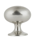 Smooth And Stylish Satin Nickel Mushroom Cabinet Knobs For No Sweat Hardware Swaps And Instant Kitchen Glow Ups That Fit Perfectly On Drawers Cupboards And Desk Surfaces, 1.4 inch mushroom knob.