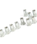 100 Piece Rivet Nuts Kit M3x20 Hollow Thread Inserts Aluminum Alloy Fasteners Hardware For Quick Beefy Riveting In Auto Body Metalworking DIY Projects And Industrial Applications, M3x20 inserts