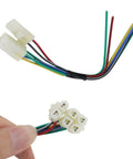 Close-up of DC 6 Pin CDI Module With 4 Plus 2 Pin CDI Cable Harness for GY6 50cc 125cc 150cc ATV Go Kart Moped Scooter