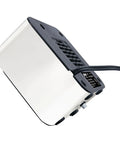 Back view of Desk-Friendly 250W Personal Space Heater For Desks And Small Rooms showing vent and power cord.