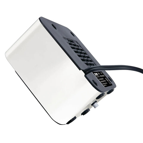 Back view of Desk-Friendly 250W Personal Space Heater For Desks And Small Rooms showing vent and power cord.
