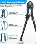 Wire Rope Crimping Tool 25 Inch Go-To Heavy Duty Hand Swaging Tool With ergonomic design and silicone handles for grip