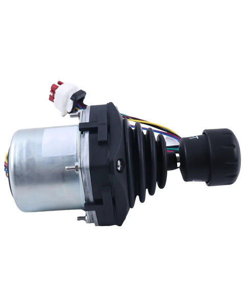 No Sweat Replacement Joystick Controller For JLG Boom Lift 450A 400S 800A 860SJ 1250AJP Part 1001118417 1001129555 side view with wiring.