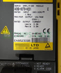 Pro Grade A06B-6079-H201 Servo Drive 1 Piece For Industrial Automation, Lightning Fast Motion, Plug And Play Setup, Smooth Speed Control, Rugged Build For PLC Systems And CNC Machinery, Ready To Ship Now. Label close-up on servo amplifier module