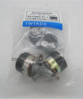 2 Pack 100K Ohm Linear Taper Potentiometers With On Off Switch And Black Aluminum Knobs WH138 B Carbon Potentiometer