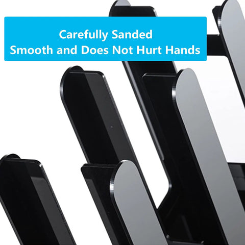 Heavy Duty Clear Acrylic Coffee Station Organizer And Coffee Bar Condiment Holder Bin close-up showing smooth edges and design details.
