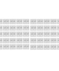 Right Angle Corner Braces 50 Pack Plastic Brackets For Drawer And Furniture Support White Durable Diy Hardware Kit displayed in rows