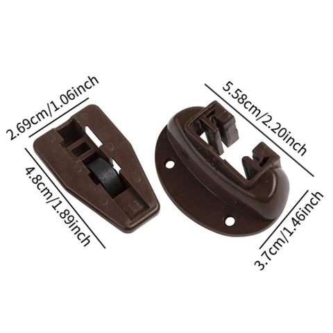 Drawer Fix Kit With Guide And Track Repair, Rollers And Metal Plate For Smooth, Quiet Office Drawer Restoration, 5 Pieces