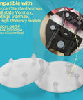 3 Inch Toilet Tank Silicone Flapper Seal Gasket Replacement Stops Running Toilets And Phantom Flushing No Fuss Install Durable Silicone Seal Fits Standard Flapper Styles For Quick Effective Fix, white silicone flapper seals for American Standard VorMax
