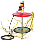 Top Shelf Pneumatic Grease Pump For 55 Gallon Drums with 16 foot hose, air powered and high-density brass construction.