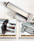 Heavy Duty 12V Linear Actuator Push Rod Motor For Auto Gates And Windows Electric Cylinder with electroplated iron head