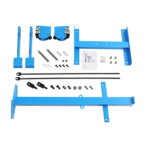 Shop Ready Metal Shrinker Stretcher Combo With Step On Foot Pedal For Grease Monkey Auto Body Repair And Hot Rod Restoration Features Dual Jaws For Instant Shrinking Or Smoothing Hands Free Sheet Metal Forming Tool Blue Cast Iron