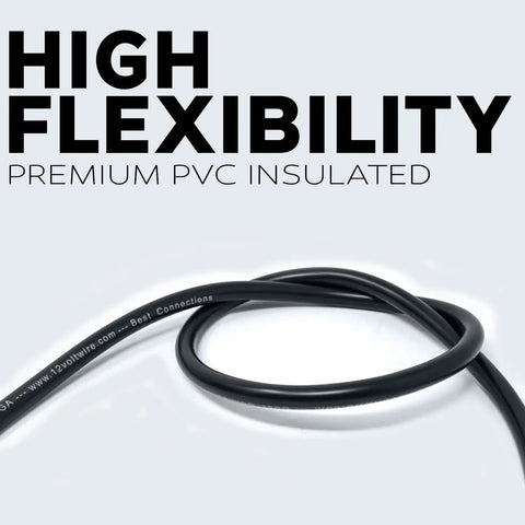 4 Way Trailer Wiring Extension 50 Feet Heavy Duty 14 Gauge 4 Conductor Insulated Cable showing flexibility and PVC insulation.