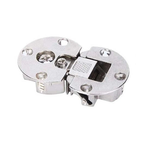 Four Pack Semi Circular Flip Hinges Hidden 90 Degree For Wooden Furniture And Wardrobes Heavy Duty Cabinet Door Hinge.