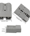 Dimensions of Heavy Duty MC-4 to 50A/600V Anderson Solar Panel Connector Cable With 10 AWG Tinned Copper Wire, Charge Extension