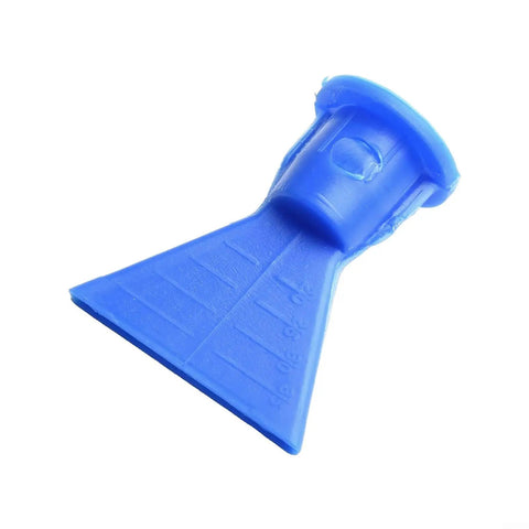 Caulking Finisher Kit With Silicone Nozzles 5 Flat Tips For Cartridge Caulking Tubes Easy Grip Blue Precision Sealant Tool for smooth joints