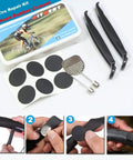All In One Bike Repair Kit With Mini Pump And 16 In 1 Tool Tire Levers Patch Kit Spoke Wrench And Portable Storage Box