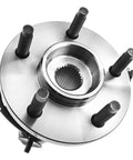 Front Wheel Bearing Hub Assembly For 2009-2011 Ford Ranger And 2003-2010 Mazda B4000 4x4 With Square Connector viewed from top