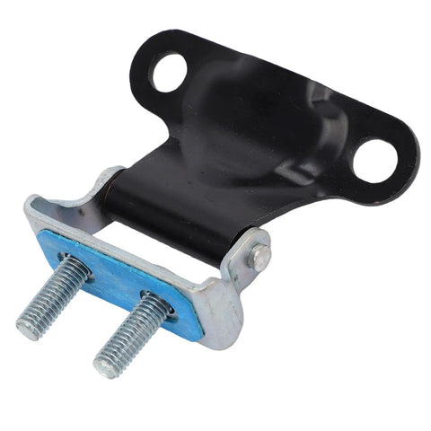Beefy Tailgate Hinge Kit For 2019-2023 Dodge Ram Rear Door Replacement, steel hinge, black and silver, includes mounting screws.