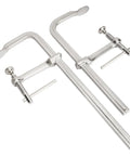 Heavy Duty Large Steel Ratcheting F Clamp For Welding Woodworking Metal Fabrication, 300x120mm size for strong grip.