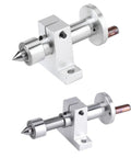 Double Bearing Live Center for Mini Lathe Machine with Revolving Center and Adjustable Hole Depth, durable metal part for precision turning