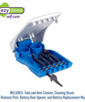 5 In 1 Hearing Aid Cleaning Kit For Home Or Travel No Fuss Easy Grip 5 Piece Tools Set In A Tiny BPA Free Case
