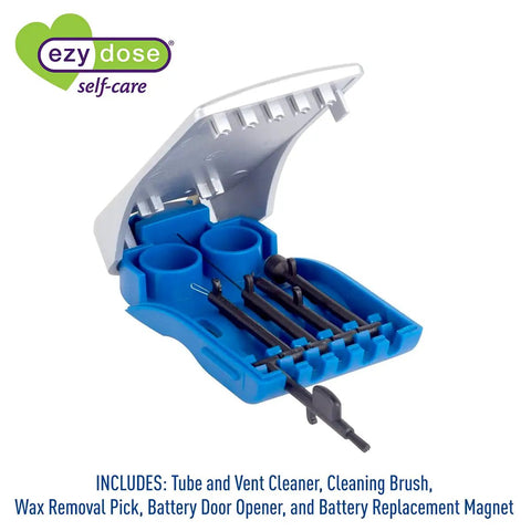 5 In 1 Hearing Aid Cleaning Kit For Home Or Travel No Fuss Easy Grip 5 Piece Tools Set In A Tiny BPA Free Case