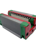 Heavy Duty Metal Linear Motion Guide Slider CGH25CA Carriage Block Rail Kit showing low friction design and bearing assembly.