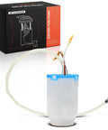 High Octane Electric Fuel Pump Module Assembly For Porsche Cayenne 2011 To 2018 with blue top and attached fuel lines.