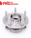 Front Or Rear Wheel Bearing Hub Assembly Set Of 2 5-Lug Fits 2013-2016 Chevy Malibu, 2014-2017 Chevy Impala, shown close-up