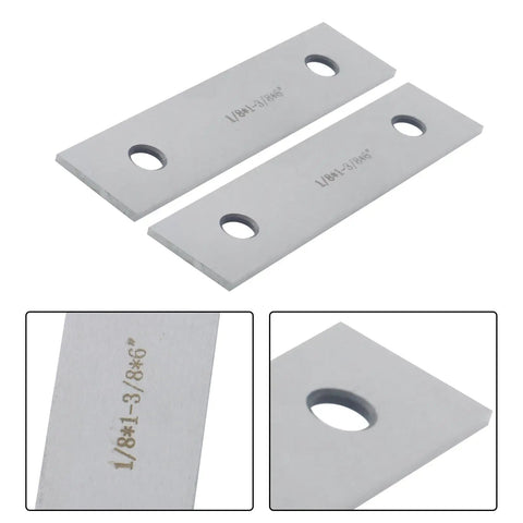 Matched 1x2x3 Inch Blocks And 10 Pair One Eighth Inch By 6 Inch Pro Grade Accuracy Steel Parallel Set Hardened And Ground Tool Steel With 0.0003 Inch Parallelism For Machining Milling And Inspection