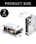 Two Pack 0C5Y00P0 Sliding Patio Door Rollers Compatible With Pella Sliding Patio Doors 1-1/2 Inch Steel Ball Bearing Rollers