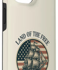 Patriotic Sailboat Case For iPhone 15 With Red White And Blue USA Pride Fourth Of July Vibes Fireworks Parades Ready