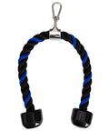 Top Shelf 27 Inch Tricep Rope Cable Attachments Heavy Duty Braided Nylon Pulley System Gear For Home Gym Strength Training