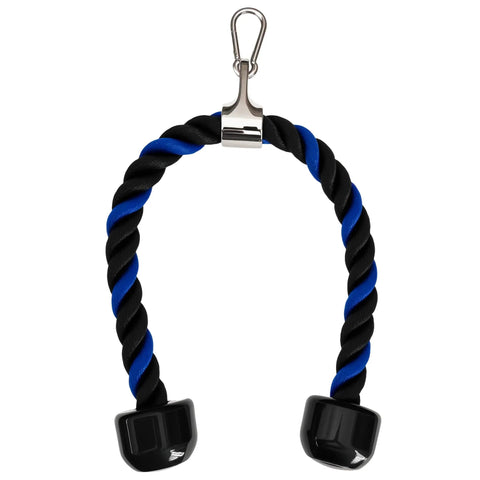 Top Shelf 27 Inch Tricep Rope Cable Attachments Heavy Duty Braided Nylon Pulley System Gear For Home Gym Strength Training