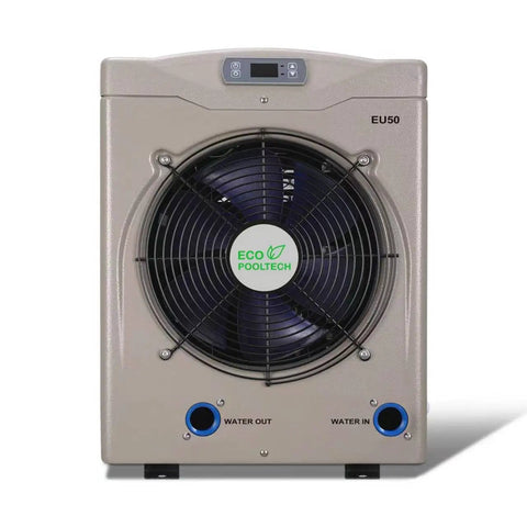 Powerful Pool Heat Pump For Above Ground Pools Up To 5000 Gallons With Turbo X Ultra Compressor front view