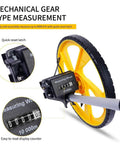 QERTYHKK Foldable Measuring Wheel Distance Measurement Tools Meter/Feet with easy reset latch and display counter.